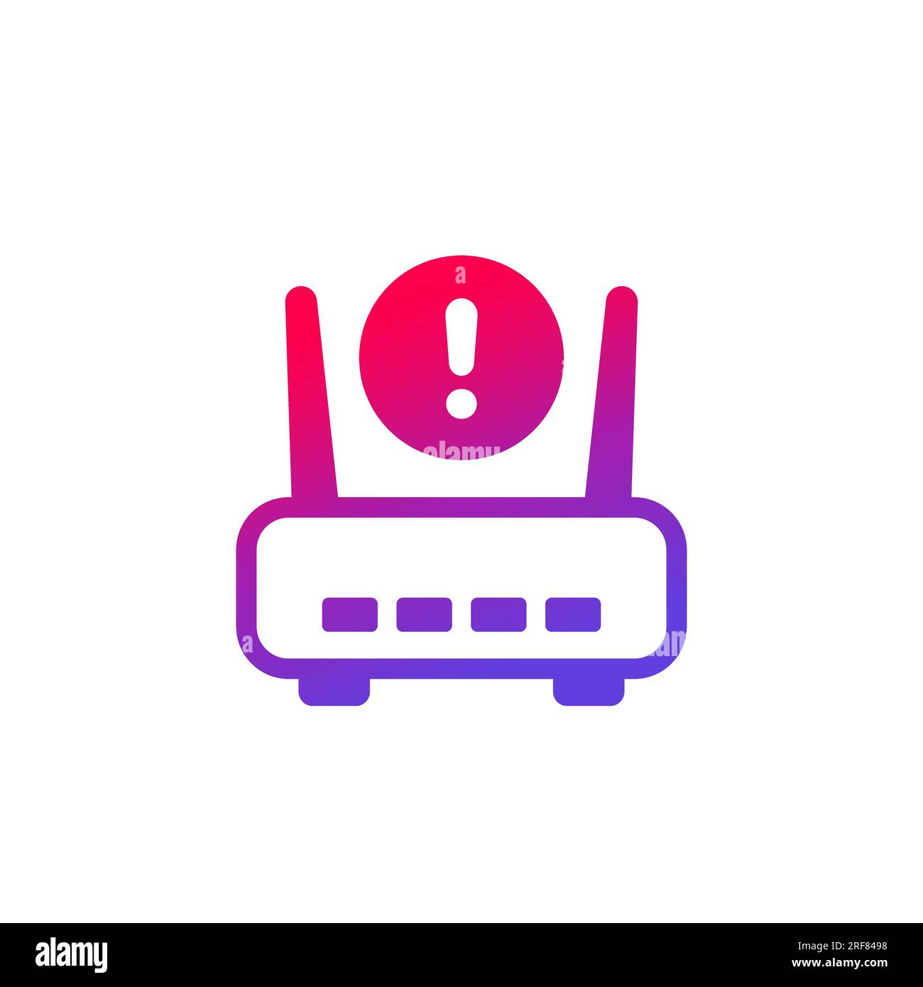 Bad wifi router Stock Vector Images Alamy