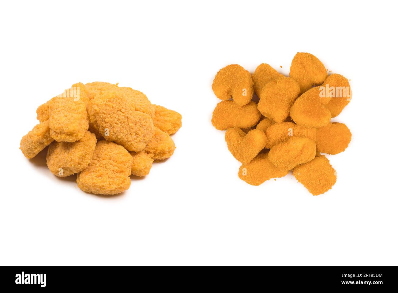 Nuggets isolated on a white background. Stock Photo