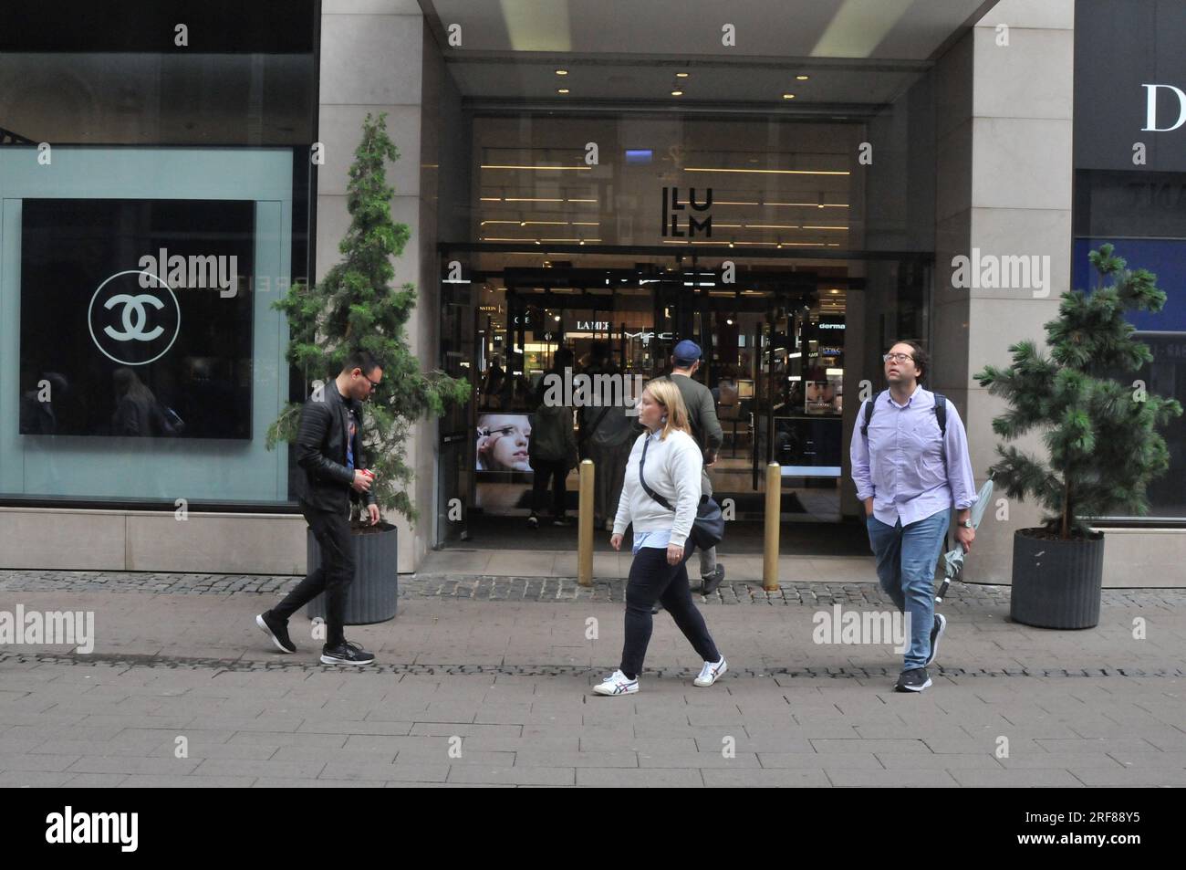 01 August 2023/ Illum department store on stroeget in danish capital ...