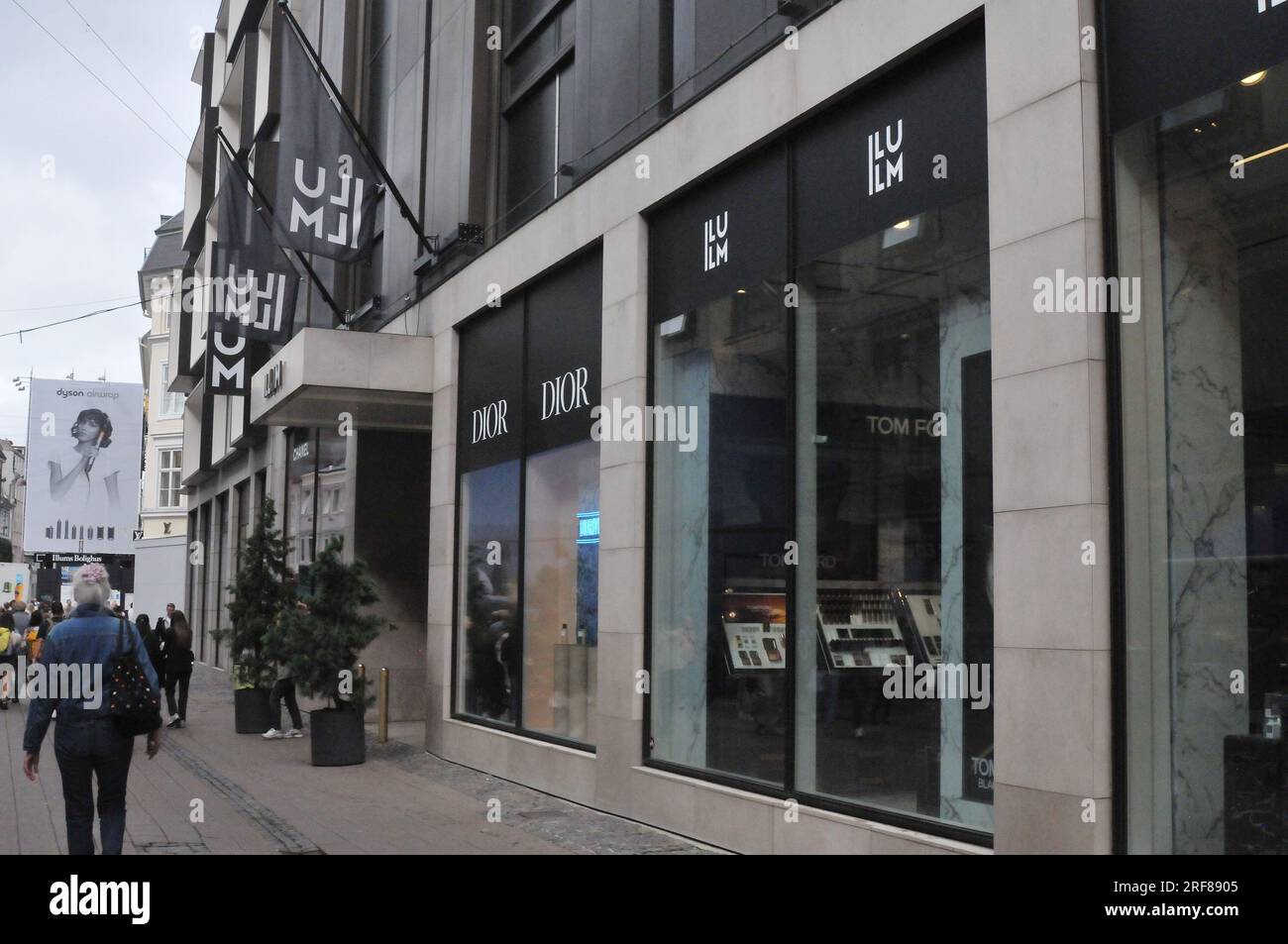 01 August 2023/ Illum department store on stroeget in danish capital ...