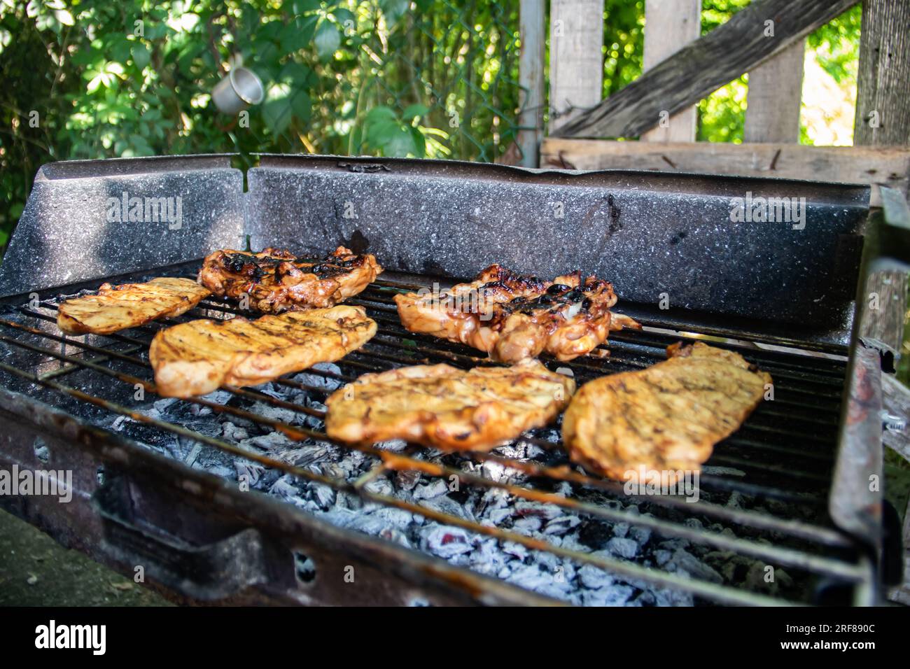 Grill fence hi-res stock photography and images - Alamy