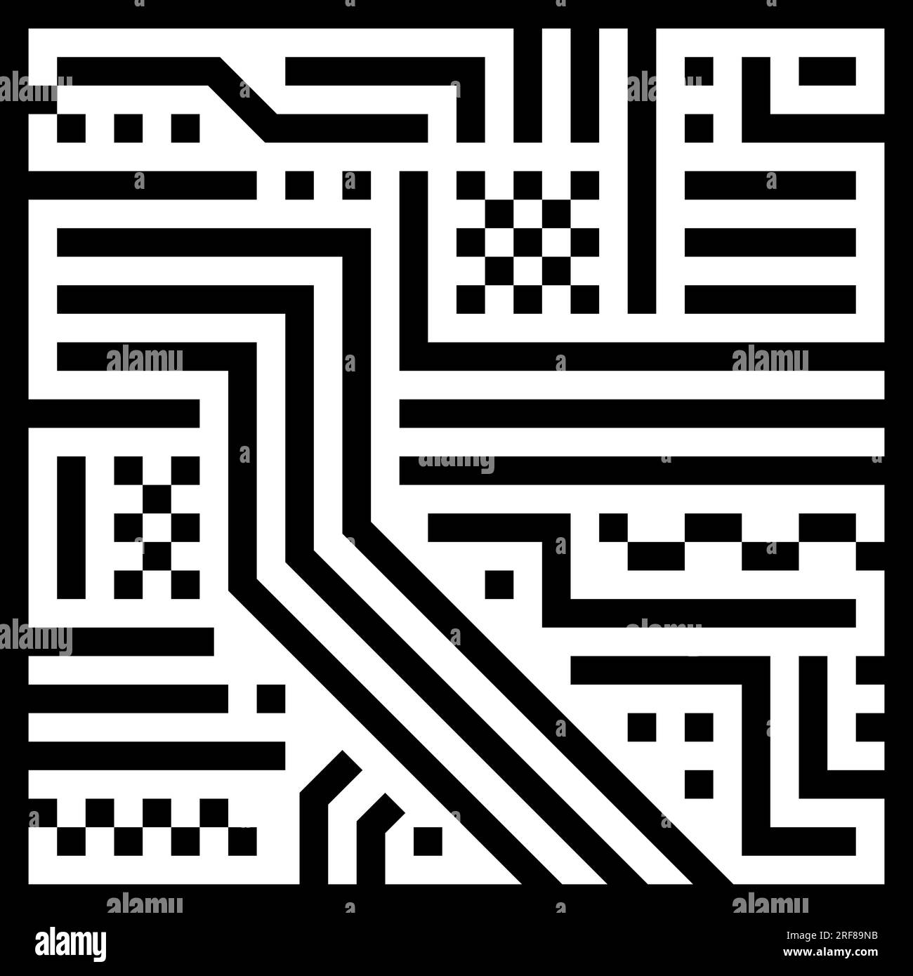 circuit board electrical engineer line icon vector illustration Stock