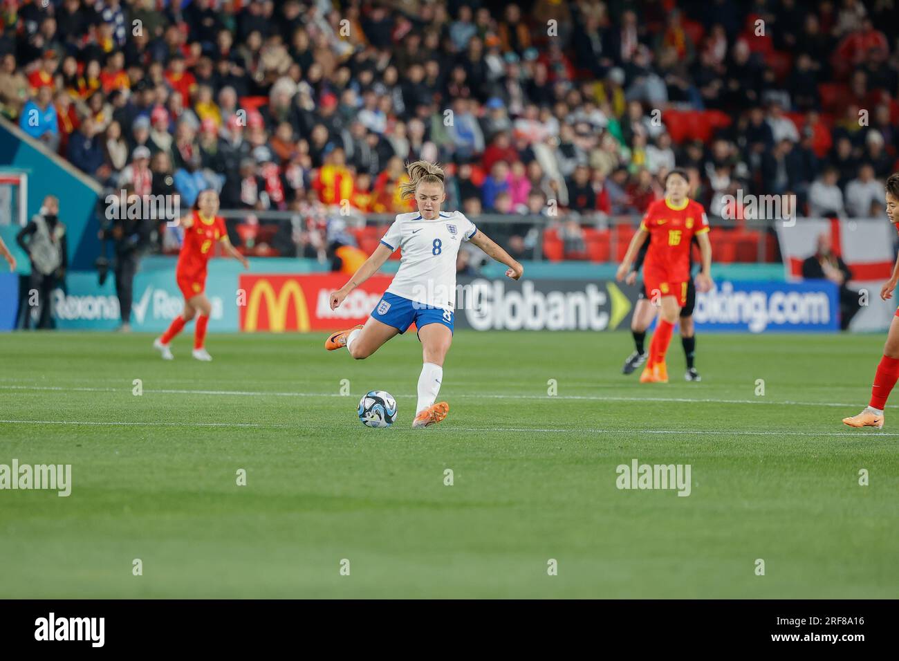 Adelaide/Tarntanya, Australia, 1st August 2023, FIFA Women's World Cup (Group D - Match #39) England vs China, Georgia STANWAY  Credit: Mark Willoughby/Alamy Live News Stock Photo