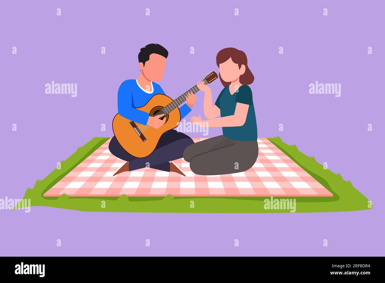 Drawing couple romantic cheerful vector hi-res stock photography and images  - Alamy