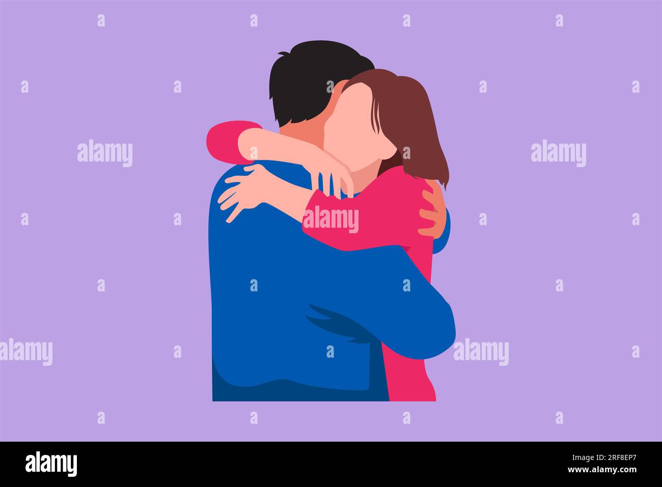 Valentines Day Drawing // How to draw a romantic couple cuddling