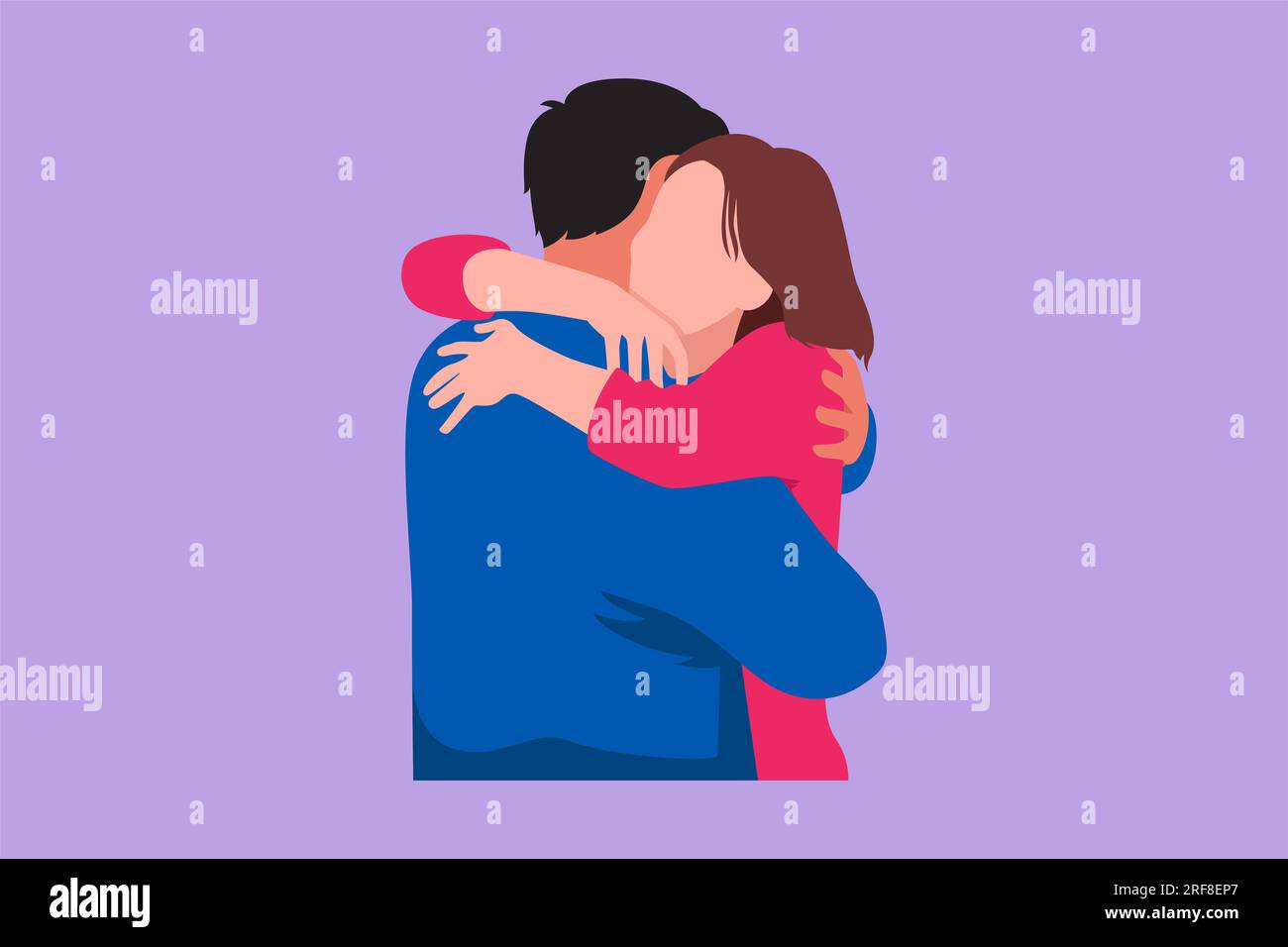 Drawing couple romantic cheerful vector hi-res stock photography and images  - Alamy