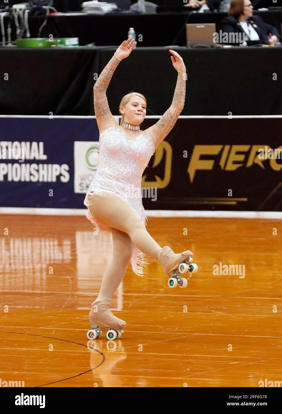 Lincoln, NE, USA. 30th July, 2023. Stephanie Hutchinson competes in the