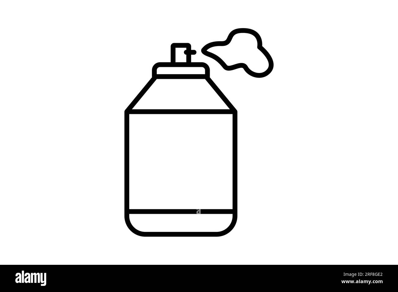 Paint Spray Can icon. icon related to painting, painters, graffiti, spray painting. line icon style. Simple vector design editable Stock Vector