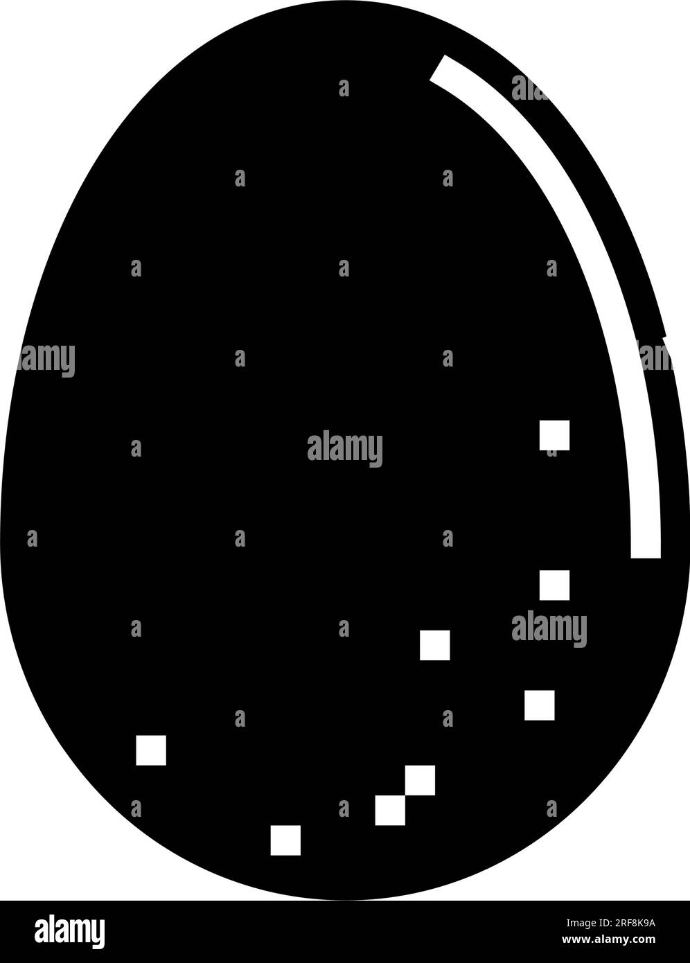 egg food hen glyph icon vector illustration Stock Vector Image & Art