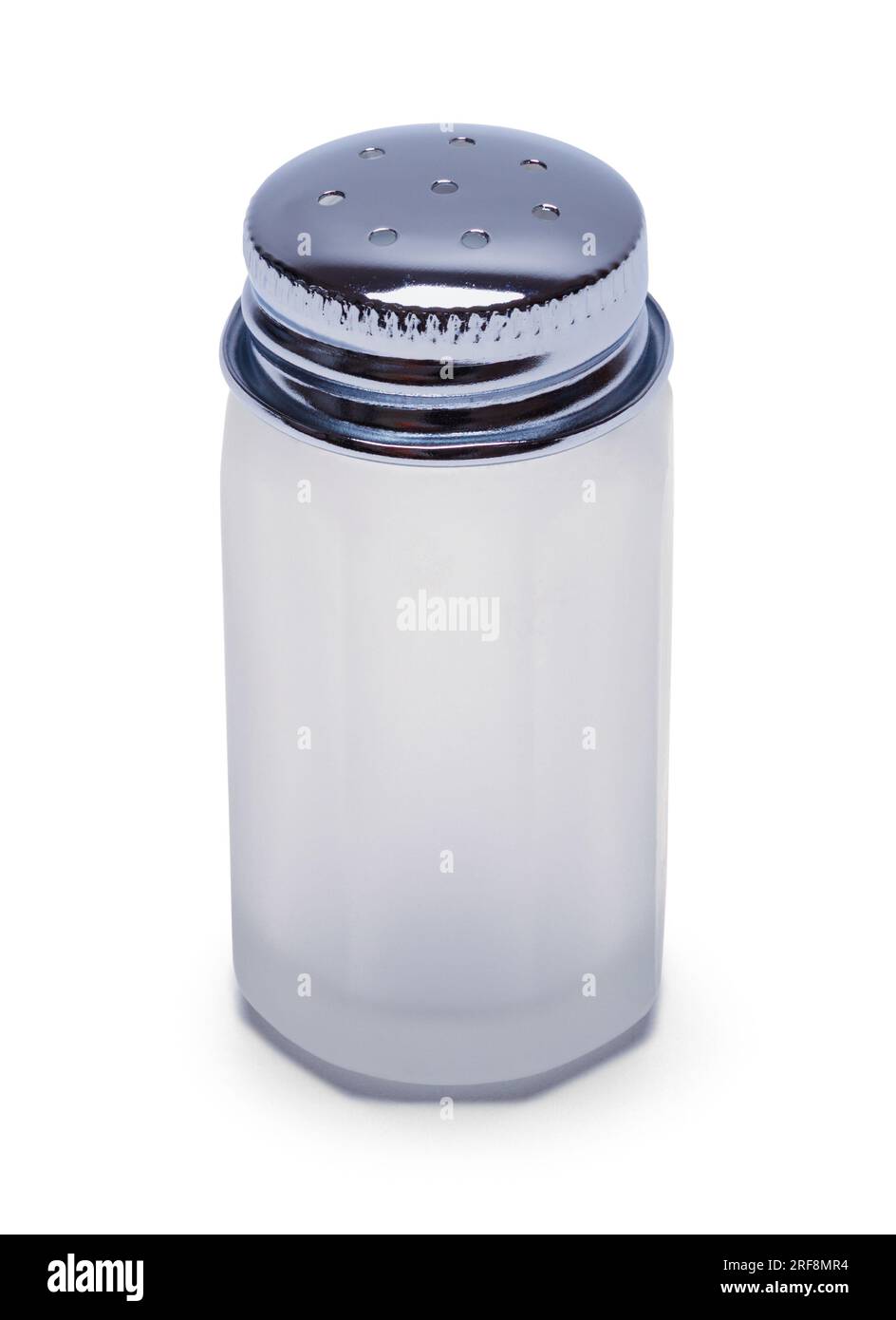Empty Glass Salt Shaker Cut Out on White Stock Photo Alamy