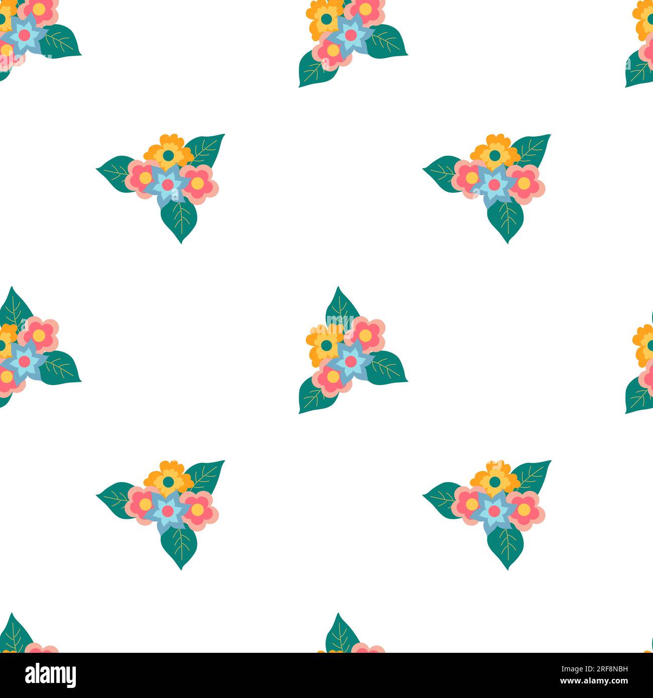 Background white with flowers Stock Vector Images - Alamy