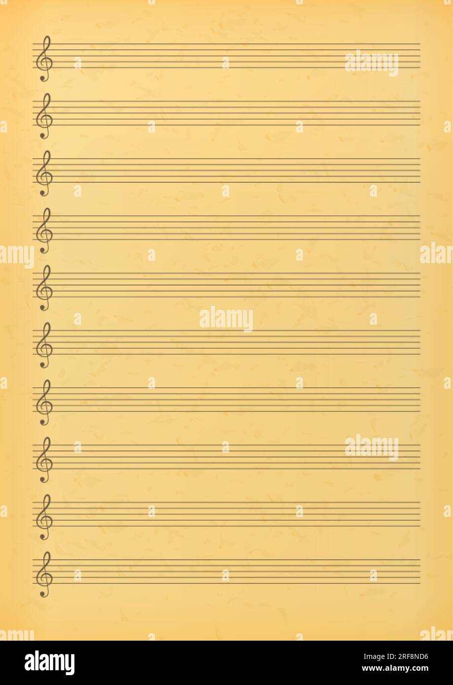 vintage-blank-sheet-music-page-old-music-paper-with-empty-stave-for-writing-notes-stock-vector
