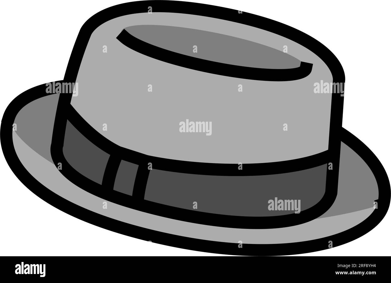 Hat pork pie Black and White Stock Photos & Images Alamy