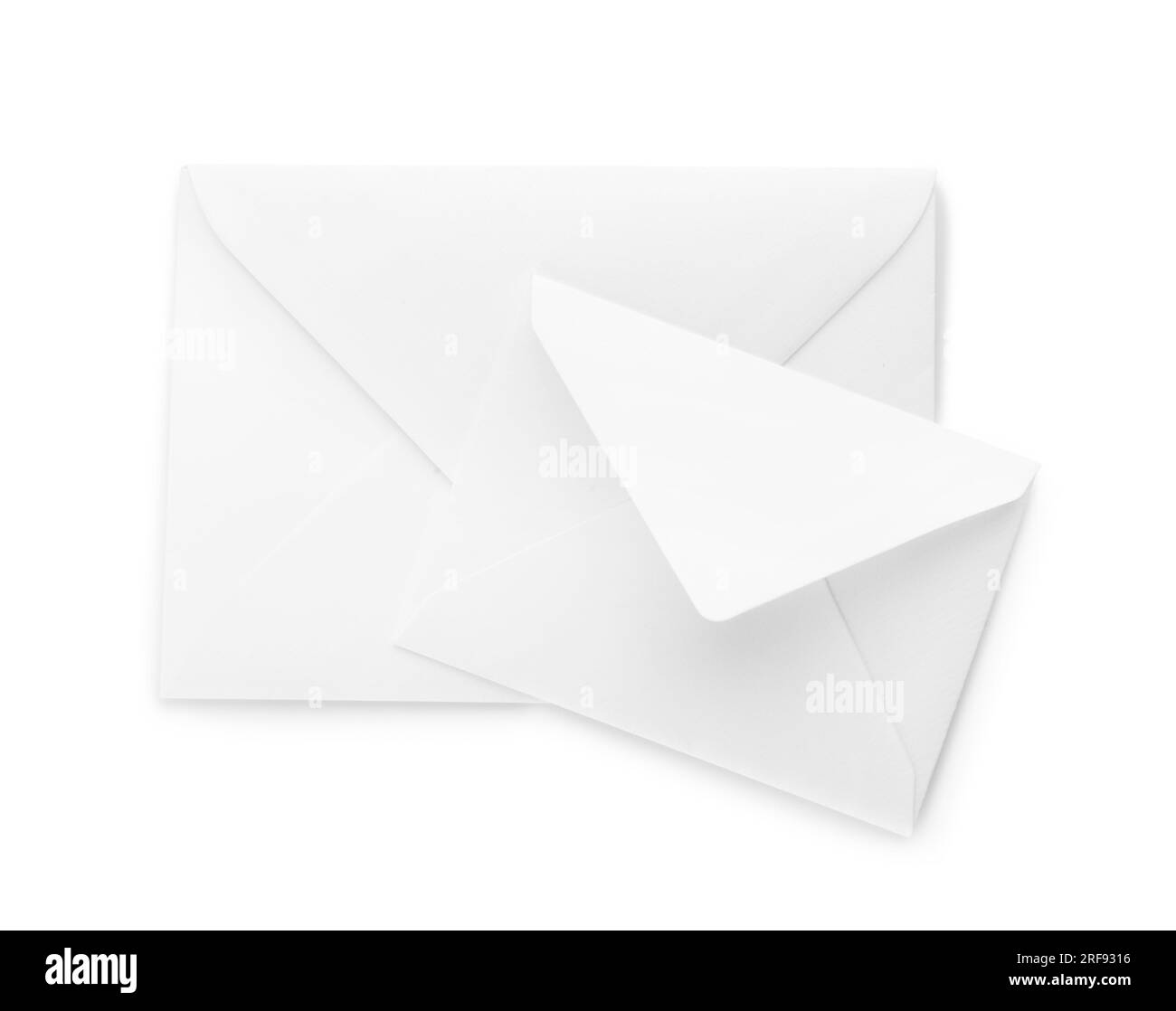 Paper envelopes on white background Stock Photo Alamy