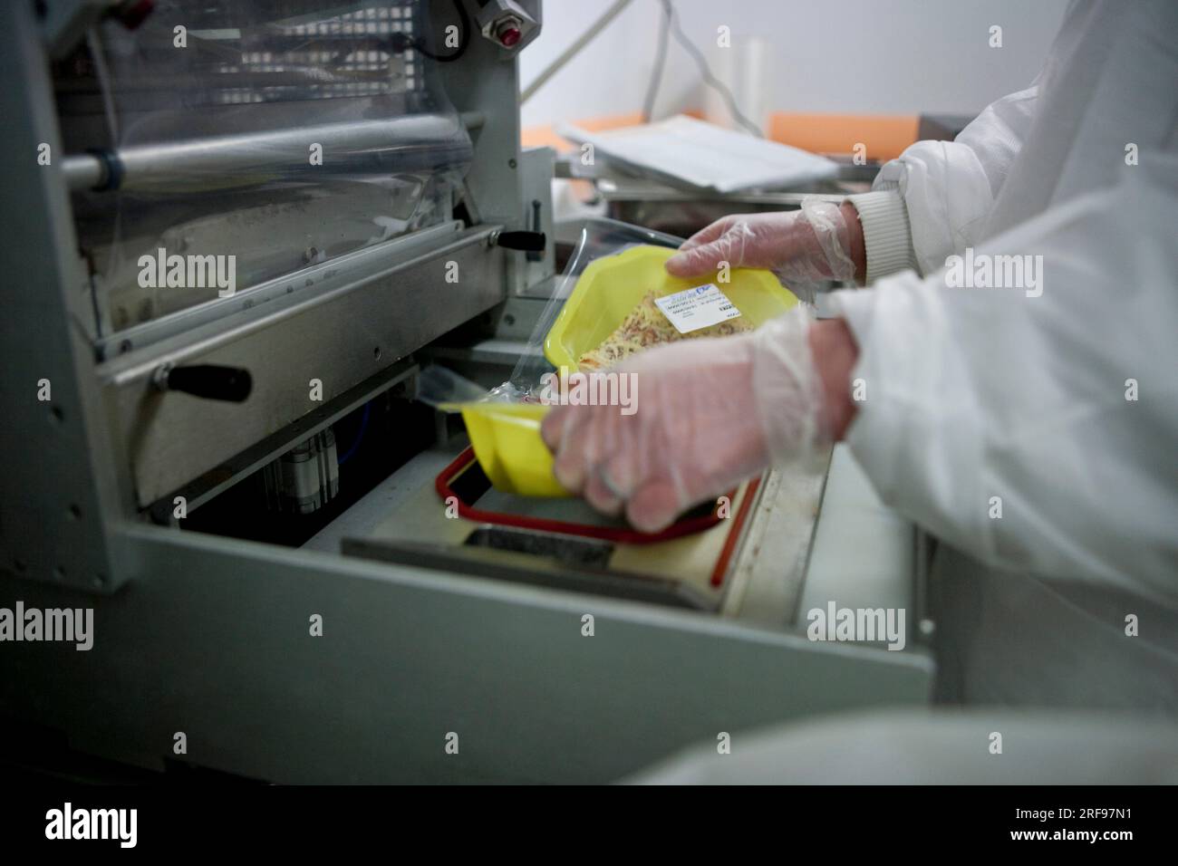 Hospital catering service production in the kitchen then rapid cooling