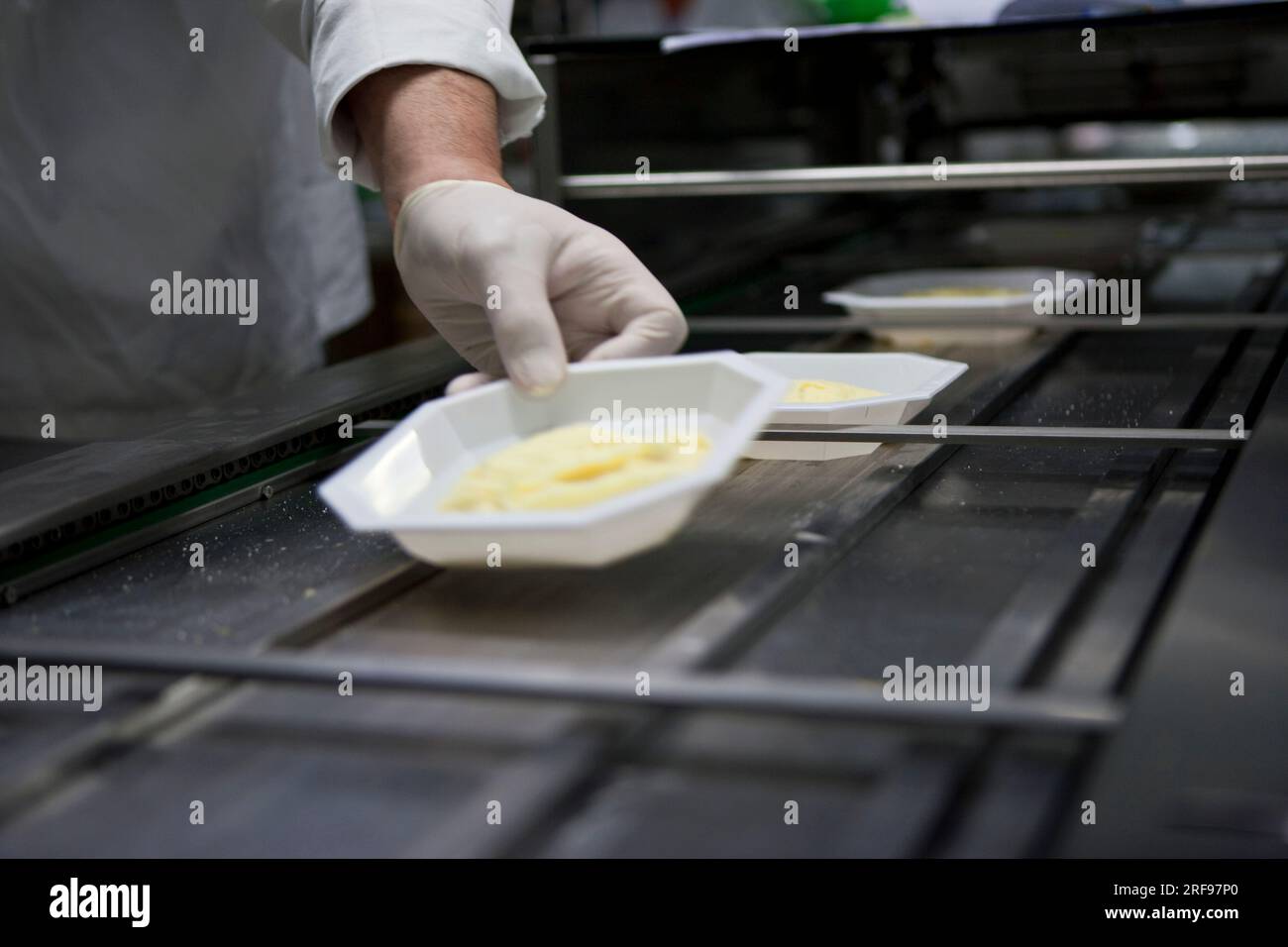 Hospital catering service production in the kitchen then rapid cooling