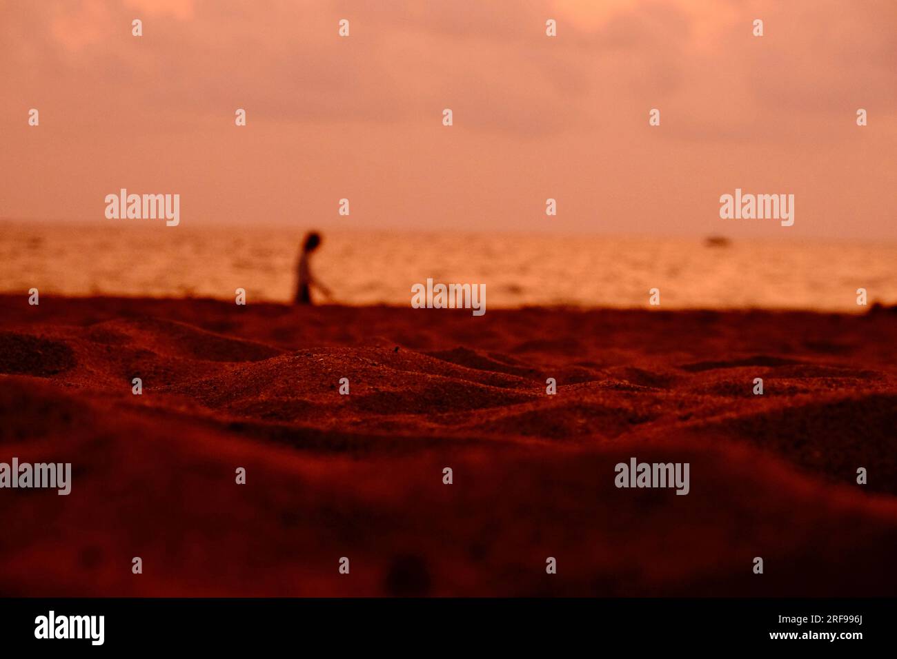 Sand is curvy Stock Photo