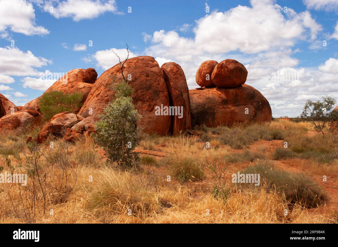 Karlu Karlu Or The Devils Marbles In The Red Centre Of The Northern 