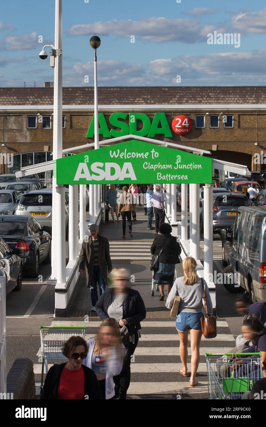 ASDA to Clapham Junction Battersea Stock Photo Alamy
