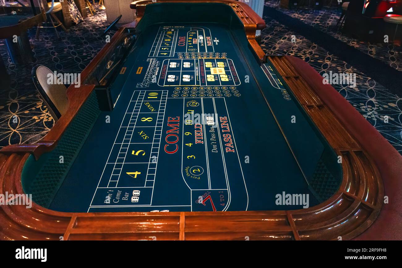 Las Vegas, Nevada, USA, February 10, 2023: Cruise ship casino ambling  blackjack and slot machines waiting for gamblers and tourist to spend money  Stock Photo - Alamy