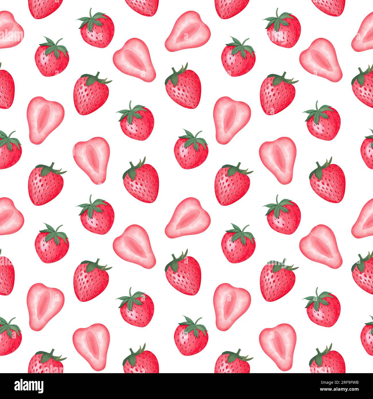 Strawberry Wrapping Paper - Pop Art Strawberries Modern Unique