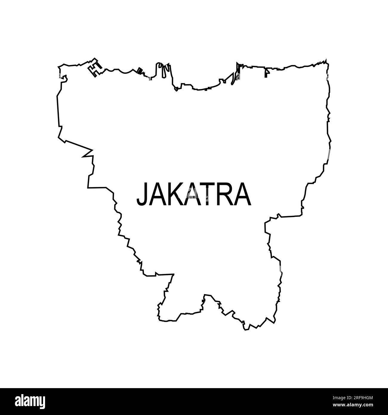 Jakarta map hi-res stock photography and images - Alamy