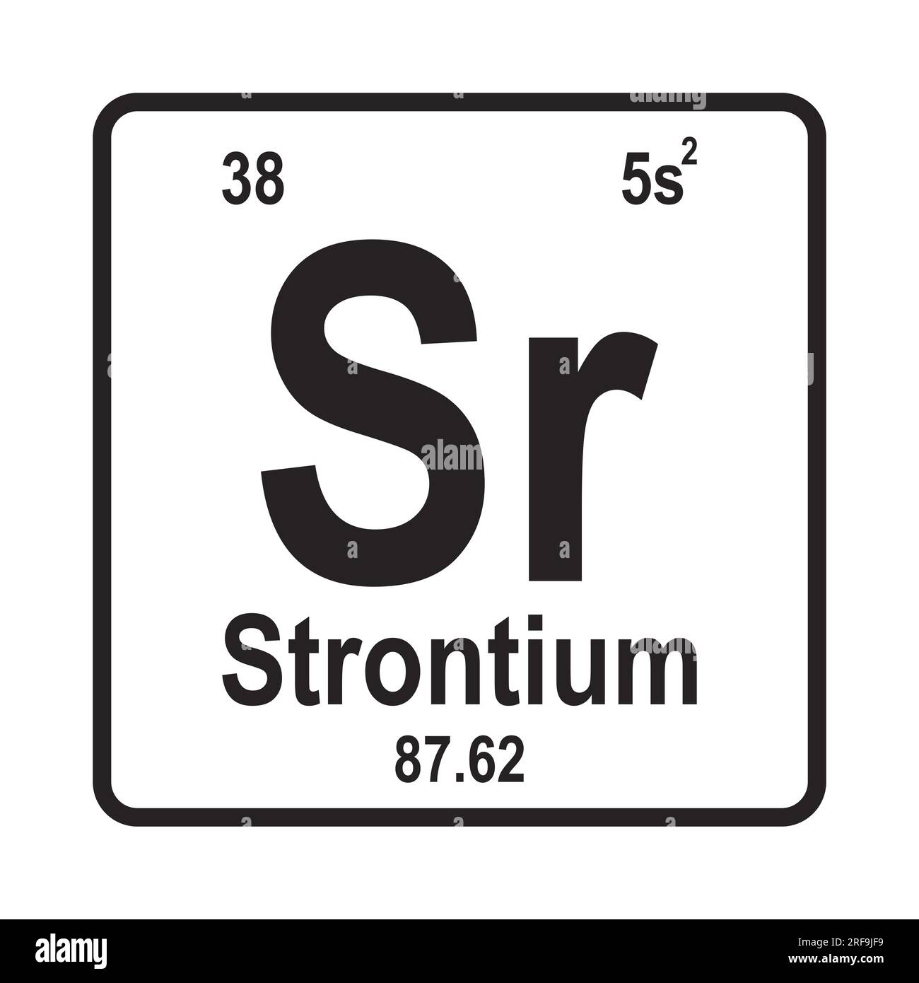 Strontium Element icon,vector illustration symbol template Stock Photo ...
