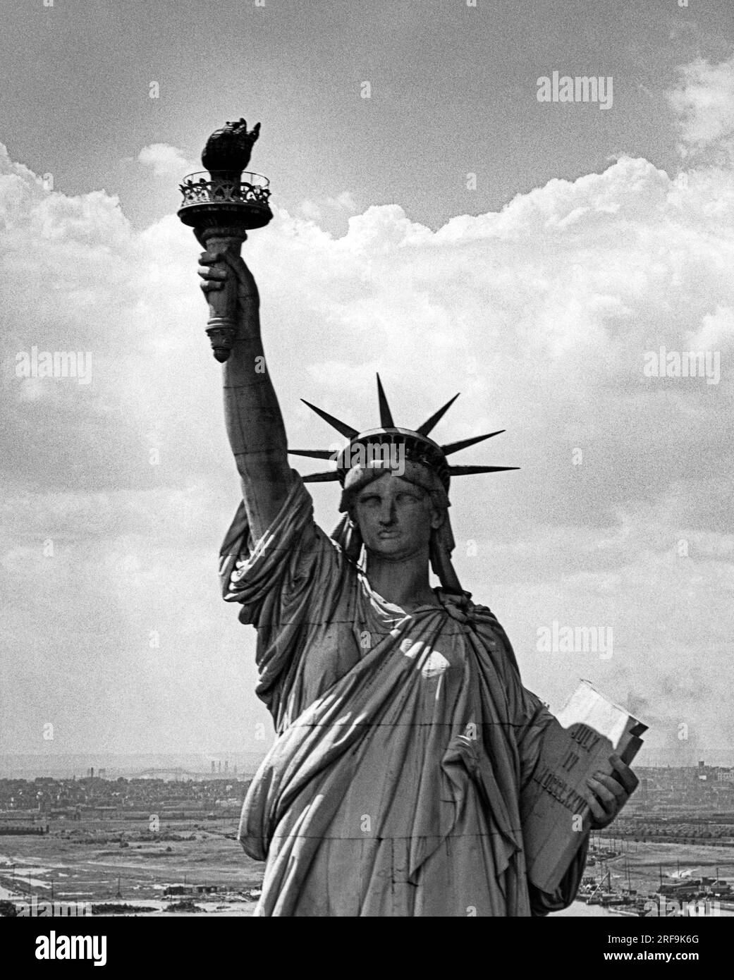 New York, New York c. 1950 The Statue of Liberty in New York City