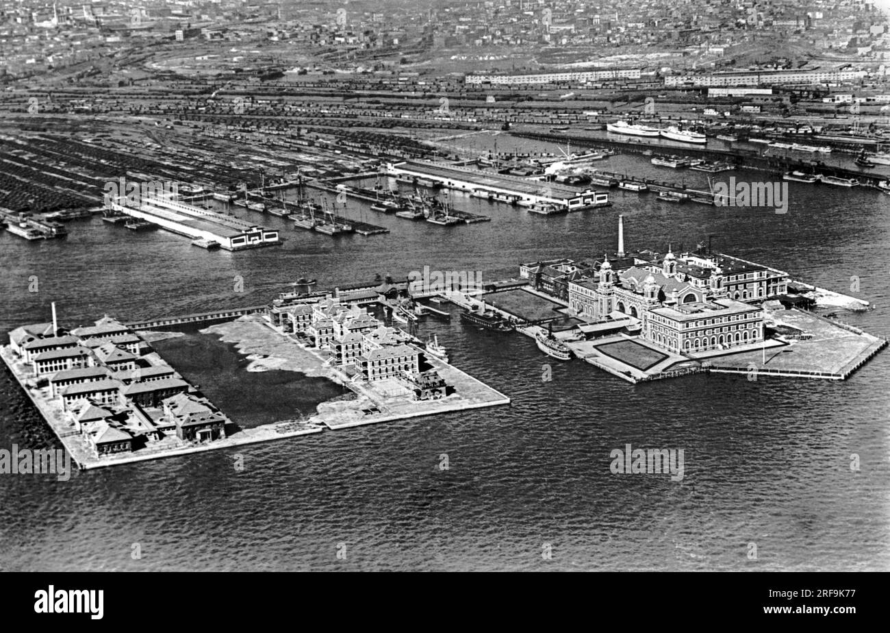 New York, New York c. 1922. Have we seen the last of Ellis Island? The