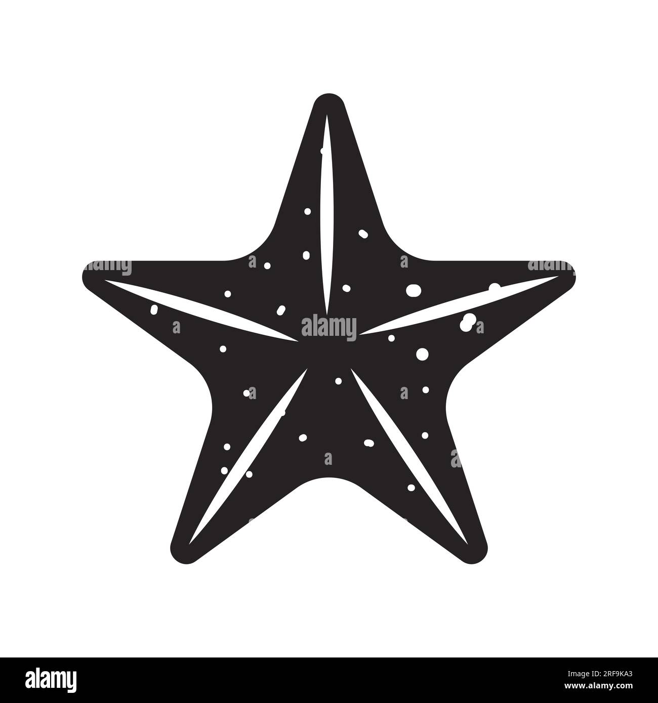 Star fish icon vector illustration symbol design Stock Photo