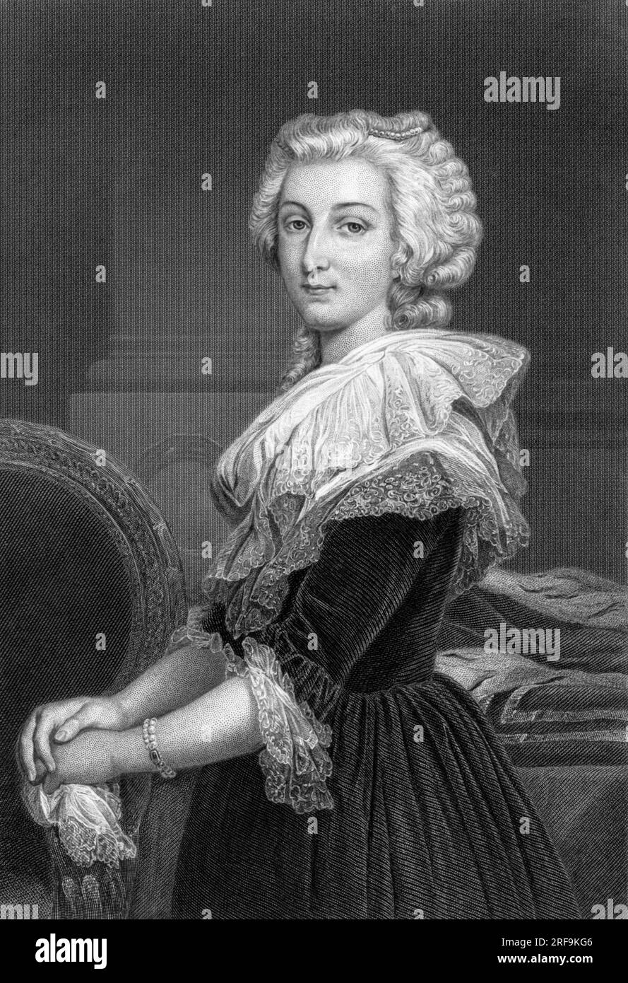 United States c. 1873 An engraving by Johnson, Wilson & Co of Marie