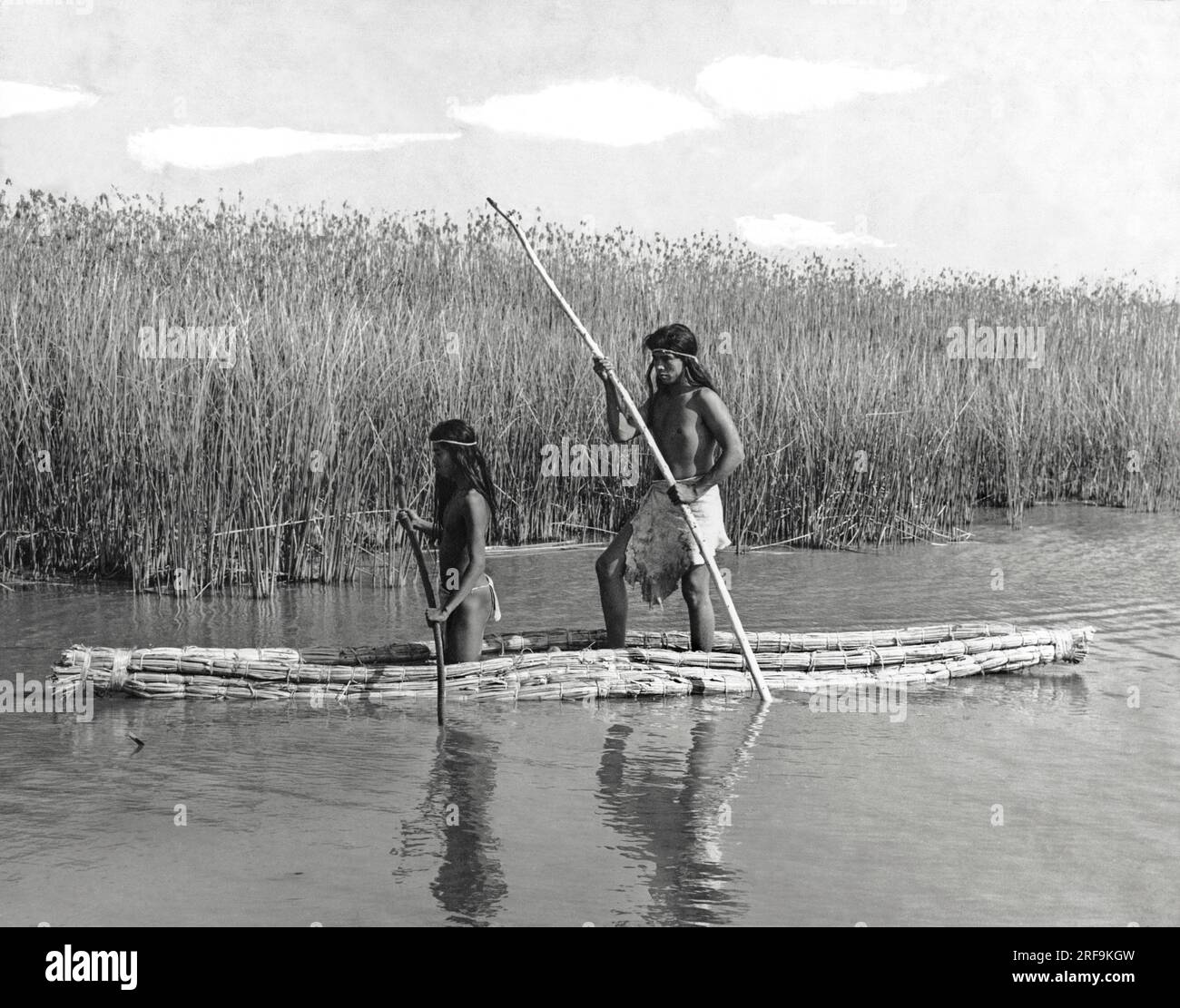Native American Men Fishing
