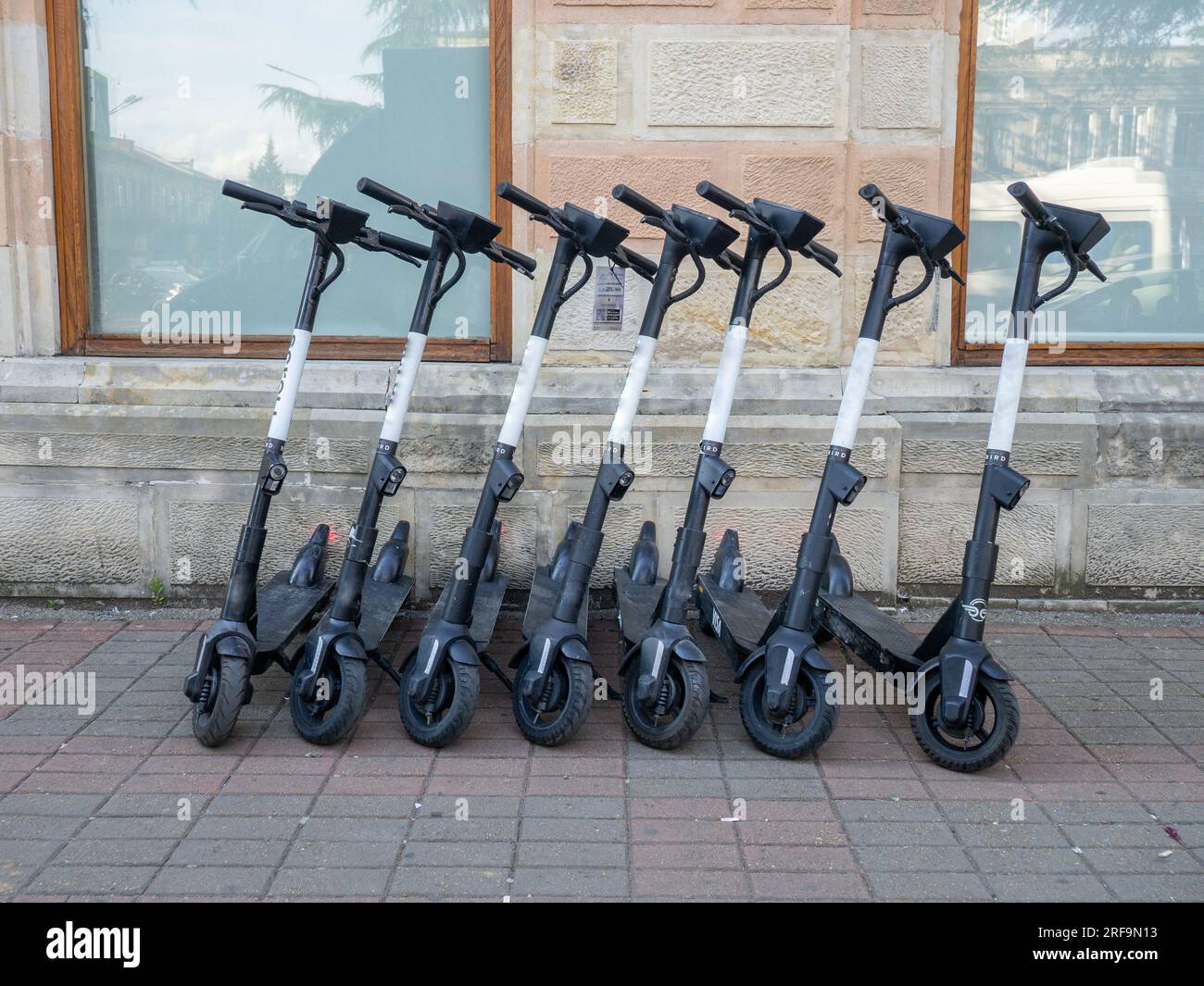 Scooters for rent. resort business. Active lifestyle. Twowheeled