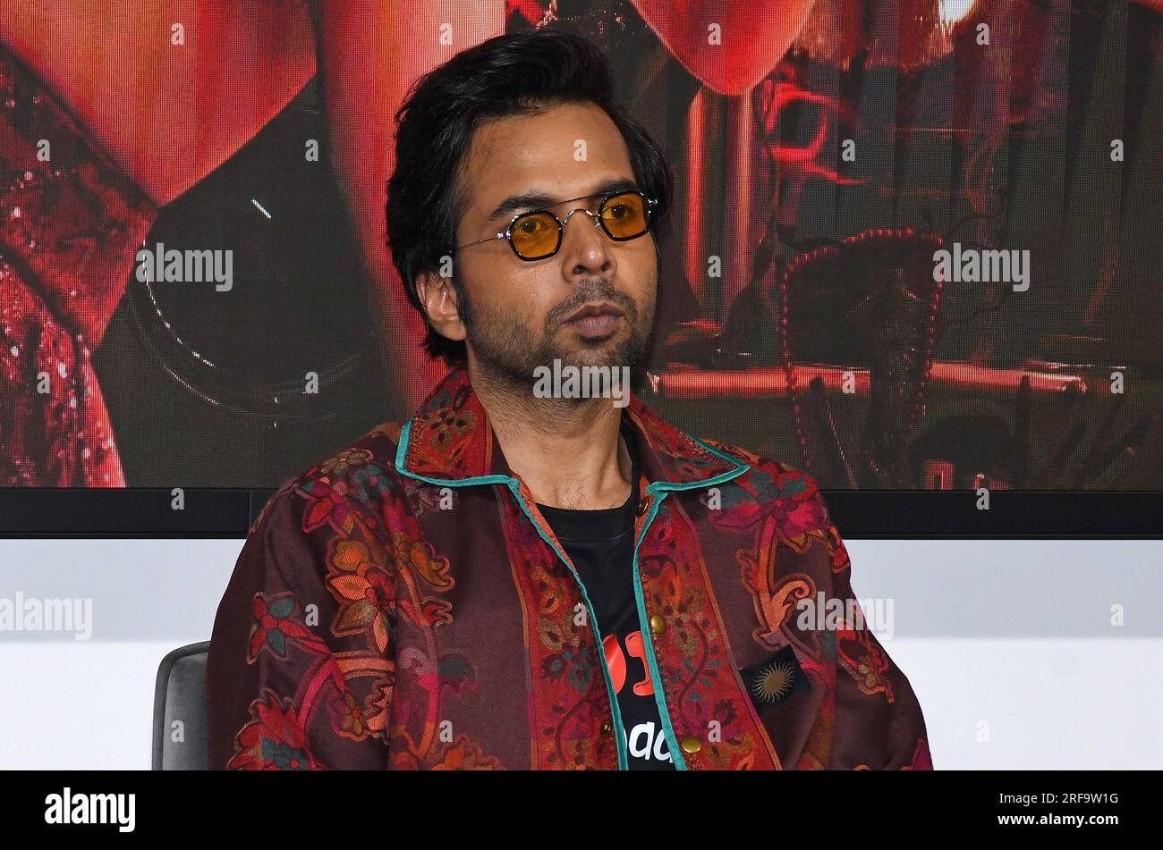 Mumbai, India. 01st Aug, 2023. Indian film actor and casting director Abhishek Banerjee seen at the trailer launch of his upcoming film 'Dream Girl 2' in Mumbai. The film will be released in theatres on 25th August 2023. Credit: SOPA Images Limited/Alamy Live News Stock Photo
