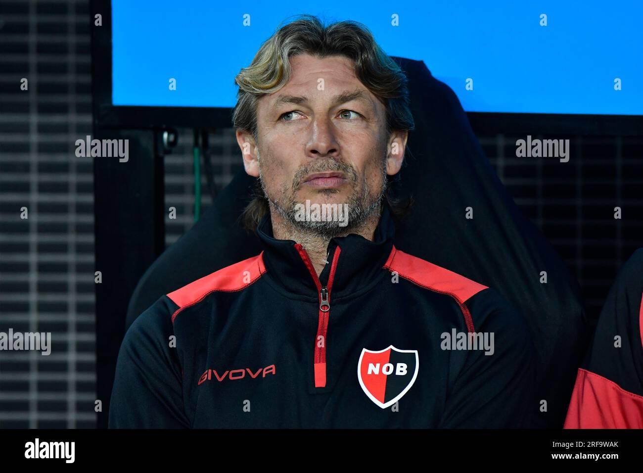 São Paulo (SP), August 1st - Soccer/CORINTHIANS-NEWELL´S OLD BOYS - Coach Gabriel Heinze  from Newell's Old Boys (ARG) - Match between Corinthians x Newell's Old Boys (ARG), valid for the first leg, of the Round of 16 of the Copa Sudamericana, held at Neo Quimica Arena, east zone of São Paulo, on the night of this Tuesday, 01. Stock Photo