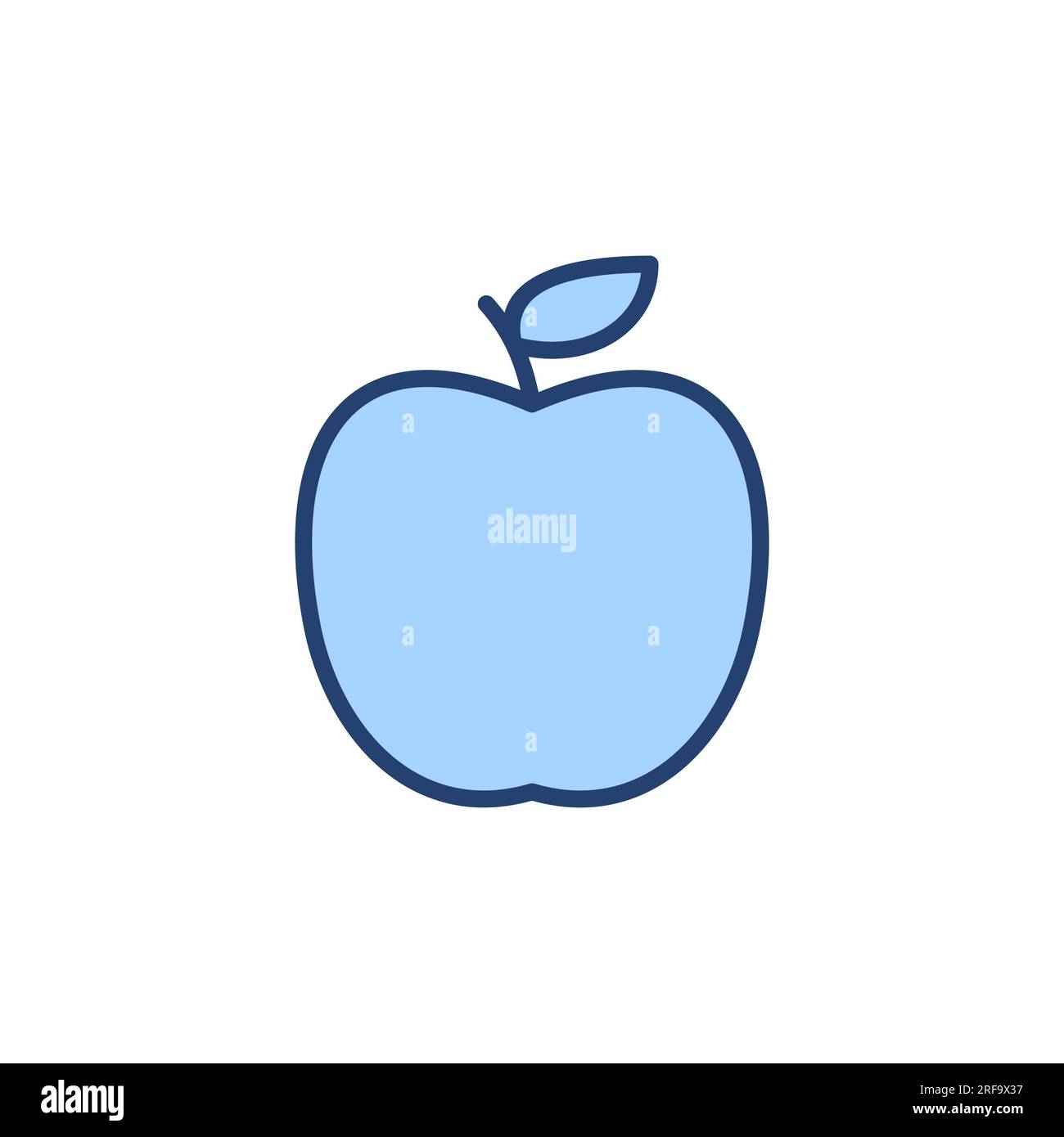 Apple icon vector. Apple sign and symbols for web design. Stock Vector