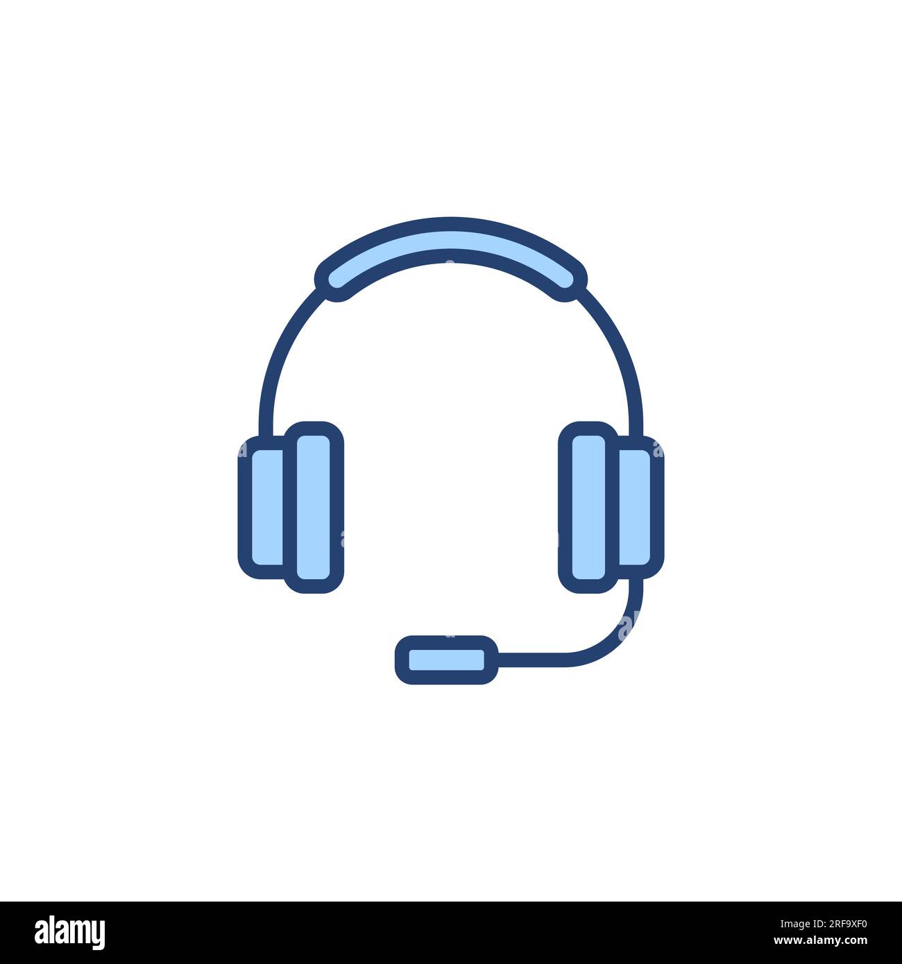 Headphone icon vector. Headvector sign and symbol Stock Vector Image