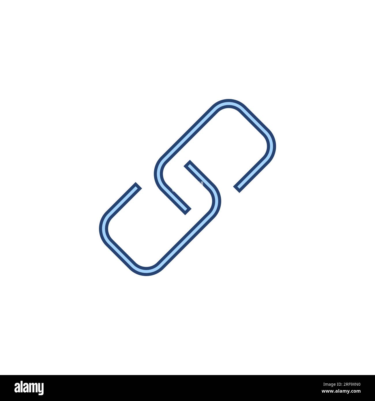 Link icon vector. Hyperlink chain sign and symbol Stock Vector