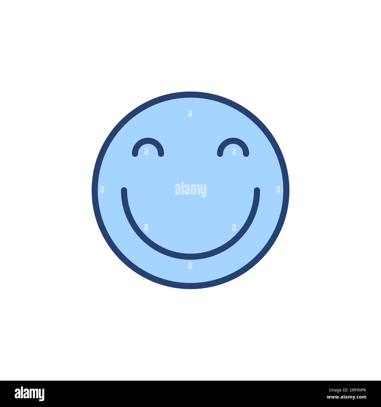 Smile icon vector. smile emoticon icon. feedback sign and symbol Stock ...