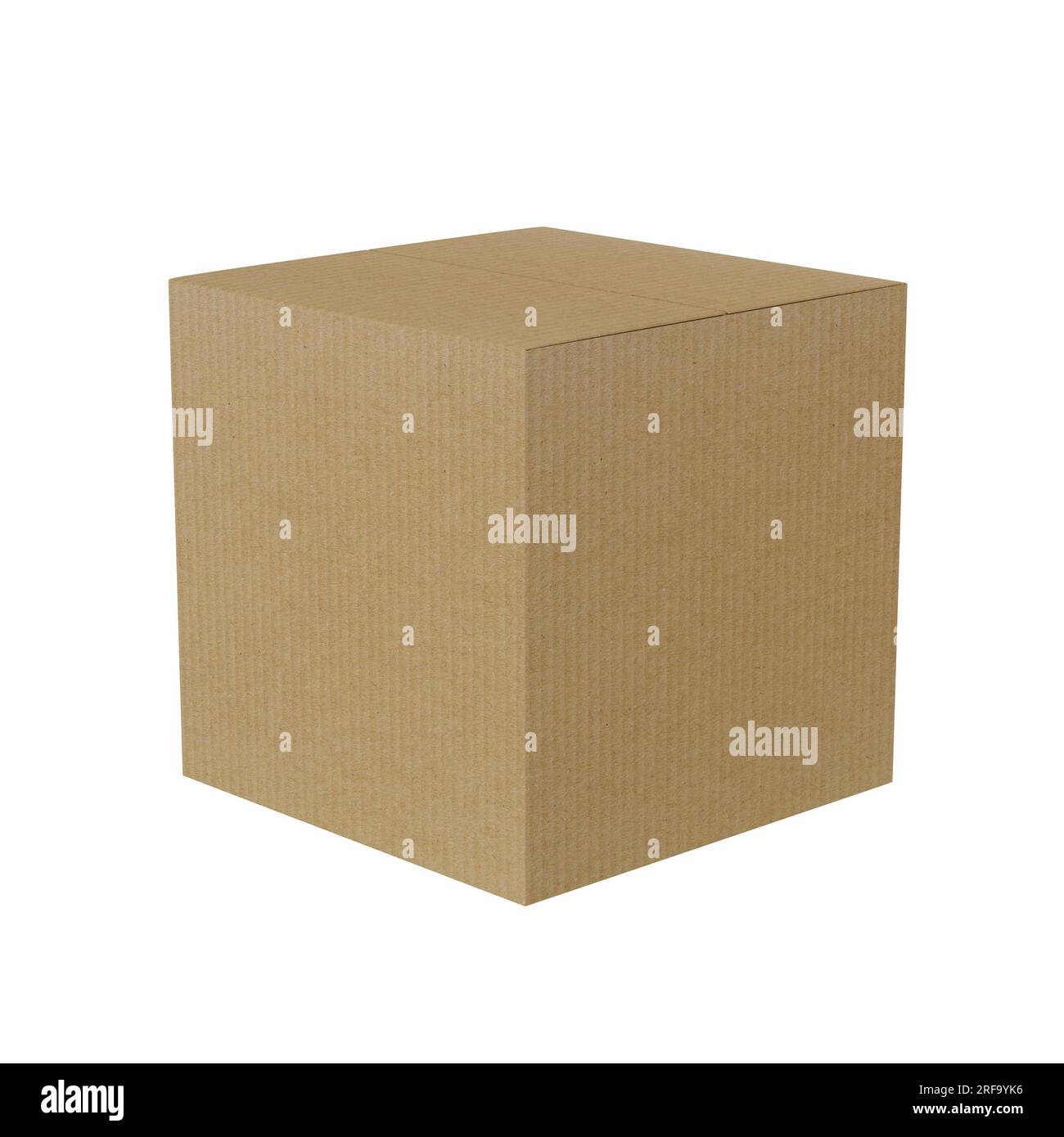 Cardboard box isolated on white background Stock Photo Alamy