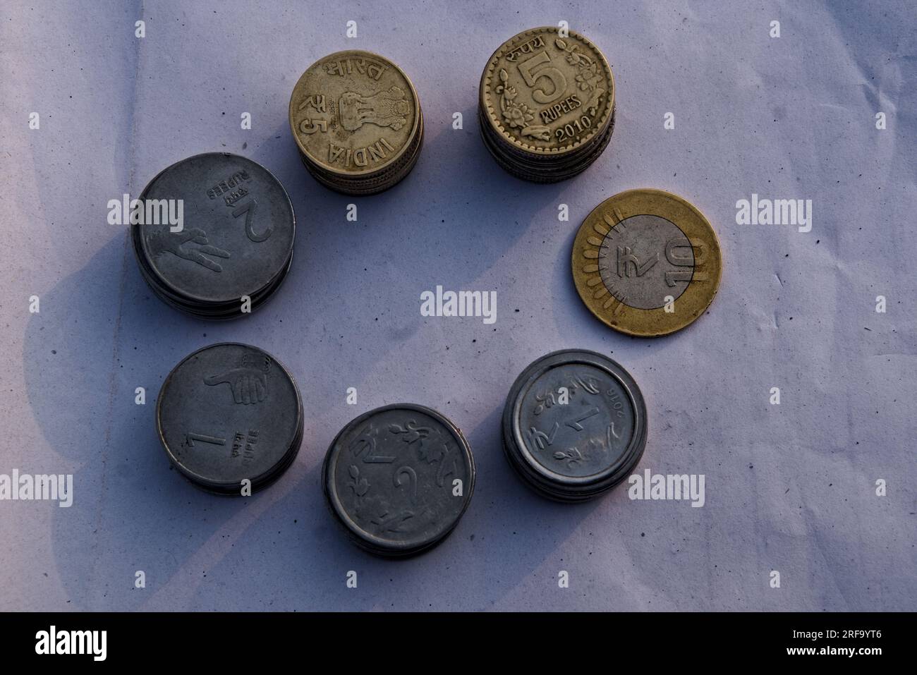 One indian rupee coin isolated hi-res stock photography and images - Alamy