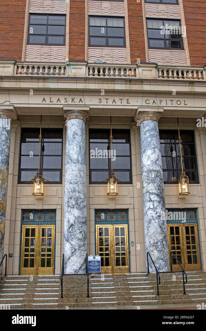 Alaska State Capitol Stock Photo