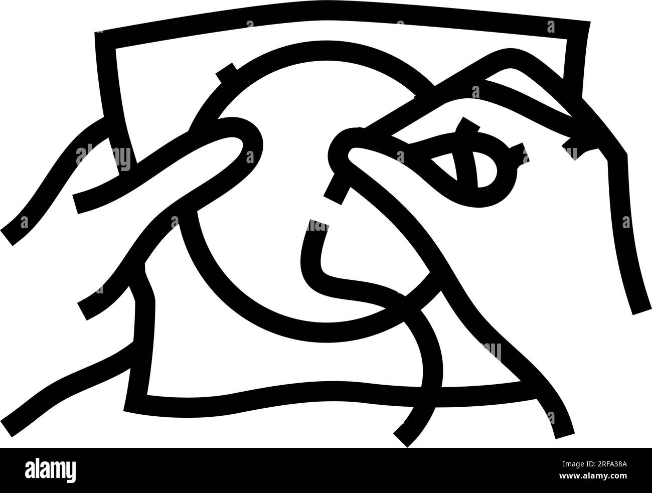 hands embroidery hobby line icon vector illustration Stock Vector Image ...