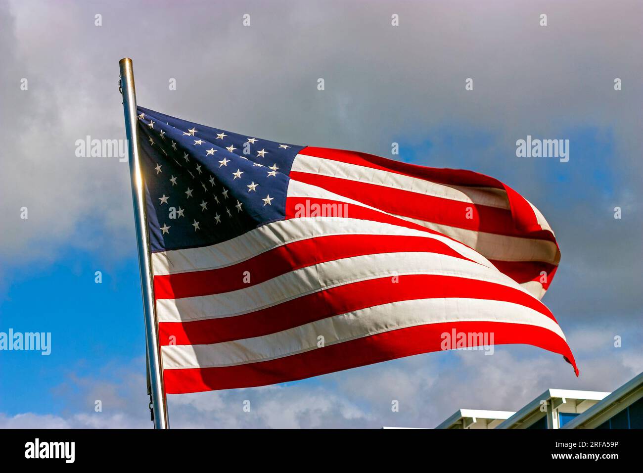 United states american sky flag hi-res stock photography and images - Alamy