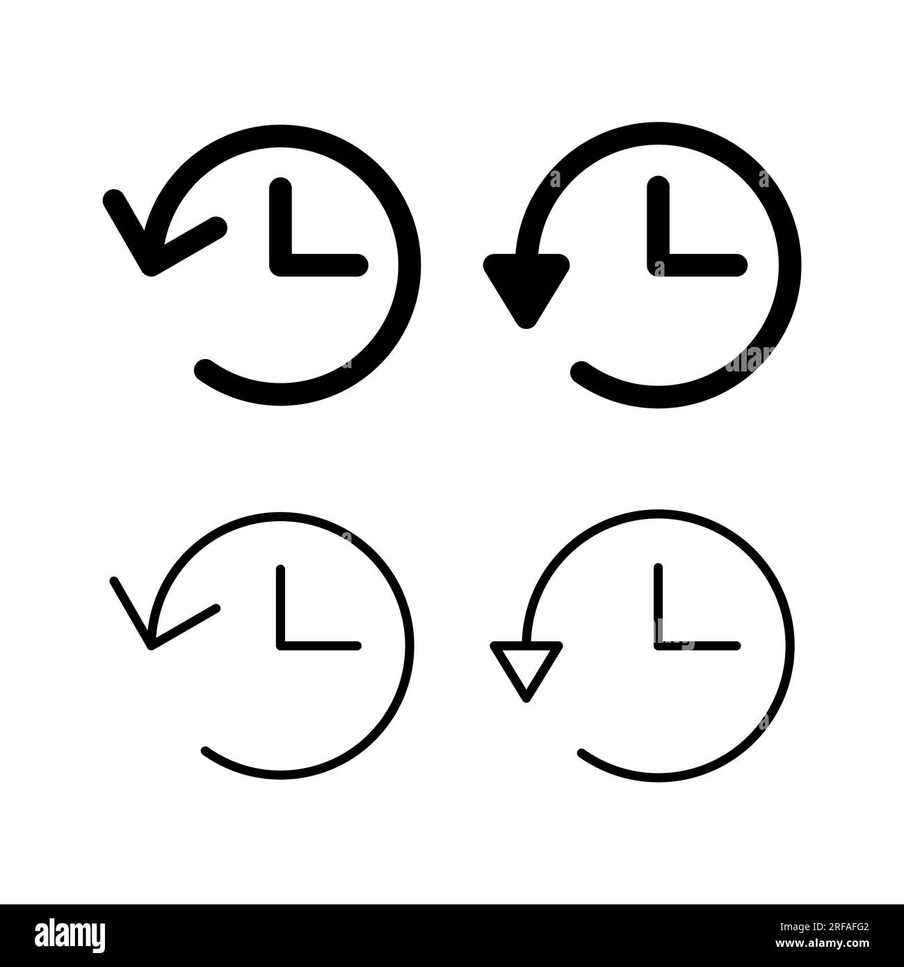 History icon vector. redo history icon Stock Vector Image & Art Alamy