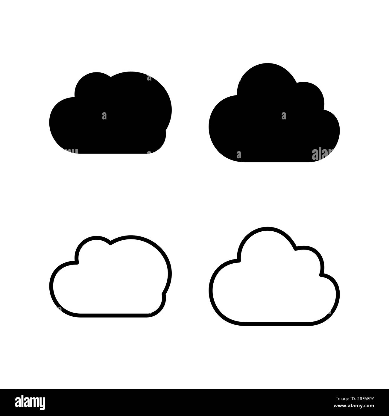 Cloud computing logo Black and White Stock Photos & Images - Alamy