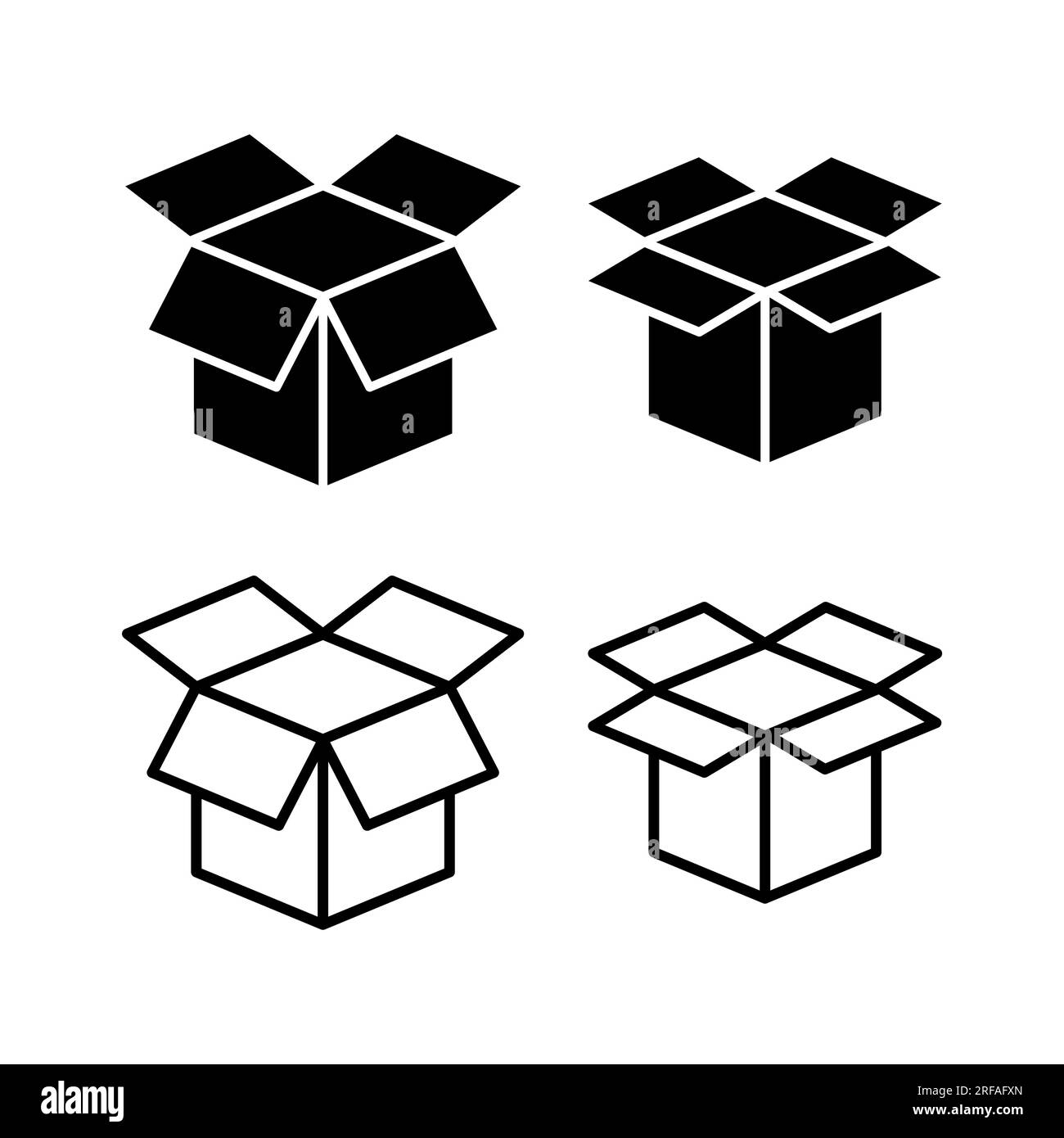 Box icon vector. Box sign. delivery package. parcel box Stock Vector ...