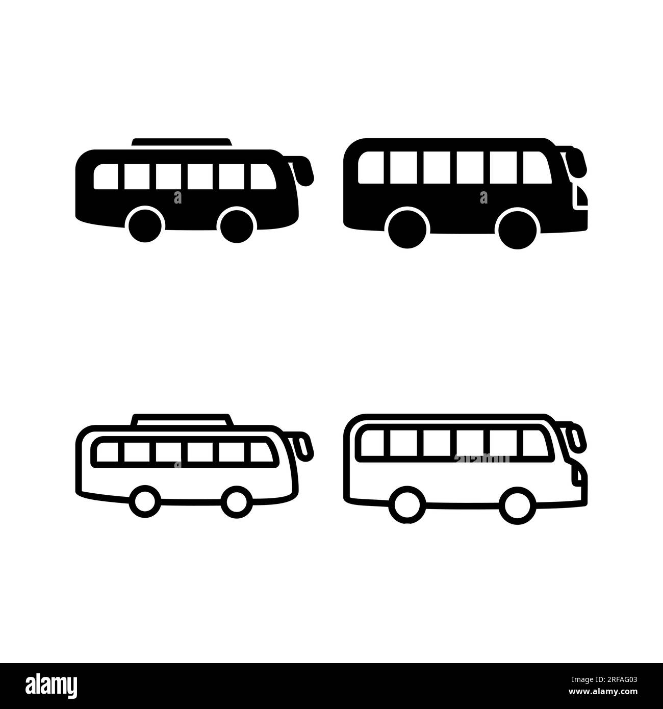 Bus icon vector. bus vector icon Stock Vector Image & Art - Alamy