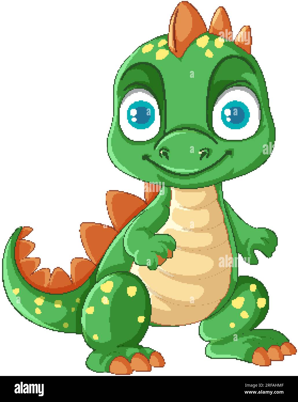 cute baby tyrannosaurus rex cartoon dinosaur character