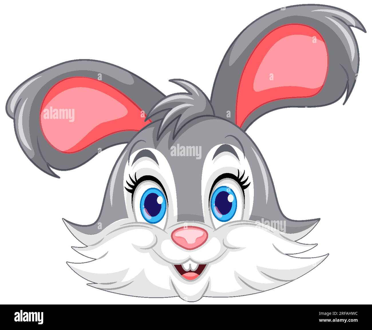 Cute Rabbit Cartoon Character Vector illustration Stock Vector Image ...